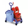 Chariot de lavage FRED PLASTIQUE 2X25L+accessoires SP