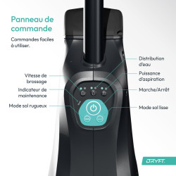 DRYFT S-Motion 2 batteries| Laveuse de sols professionnelle ultra basse | Ile de France Diffusion
