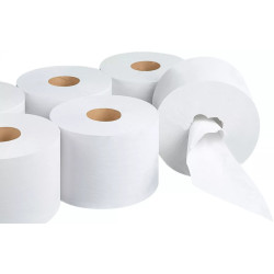 rouleau papier hygiénique dévidage central 2 plis pure ouate