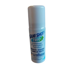 12 AEROSOLS SANI SHOT TRIO ONE SHOT Ile de France Diffusion