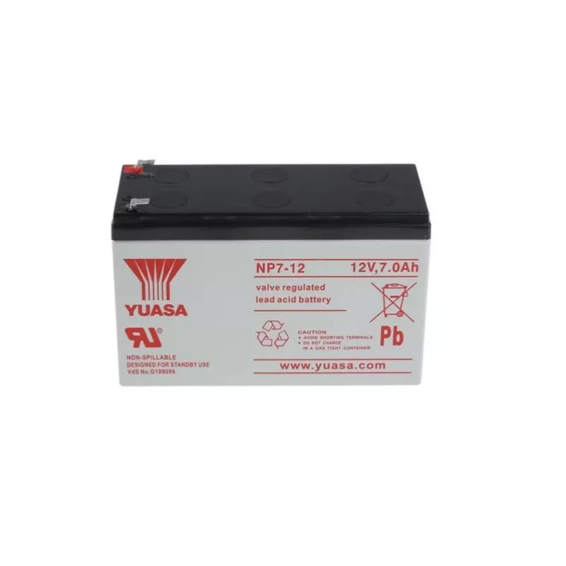 BATTERIE YUASA NP 7-12 12 VOLTS