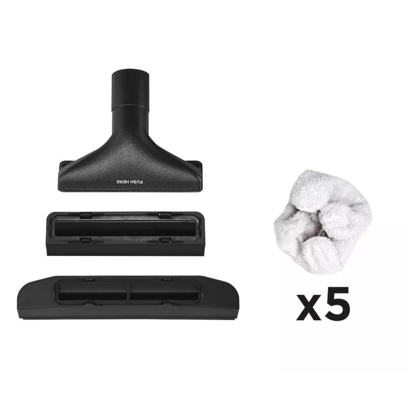 Kit lave vitre et petite brosse nettoyant vapeur POLTI