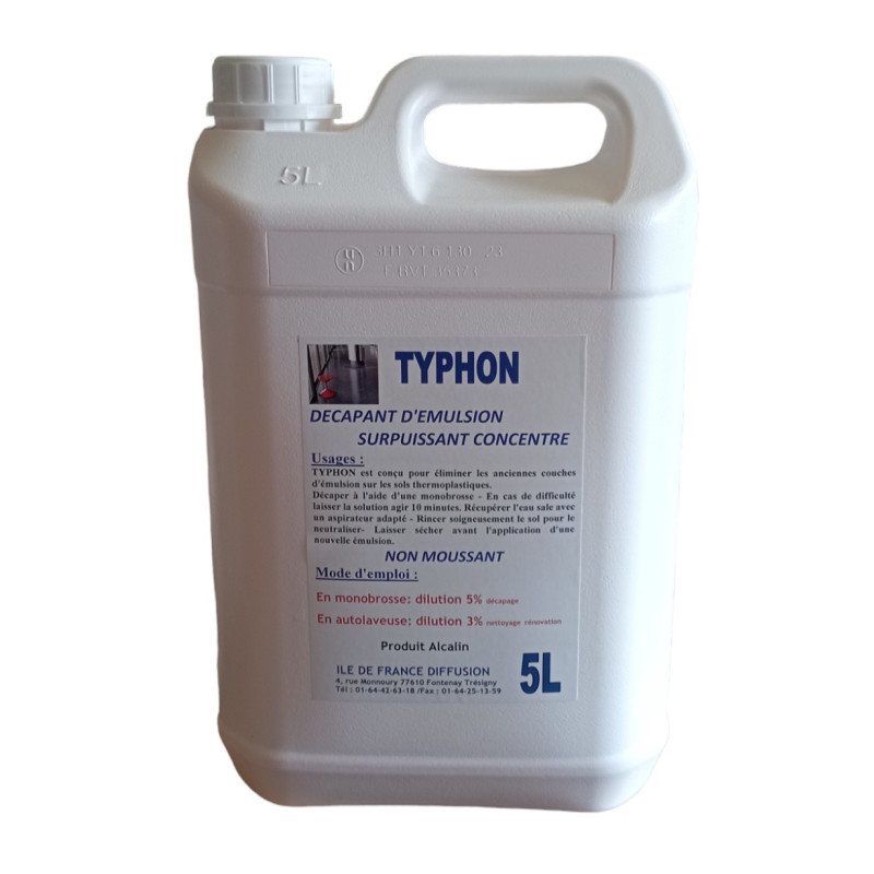BIDON 5 L DECAPANT SUPER ACTIF TYPHON Ile de France Diffusion