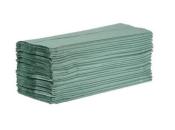 Carton 3750 essuie-mains vert 2 plis "V"