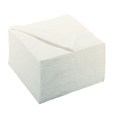Carton 5000 serviettes blanches 1 pli 30X30cm 