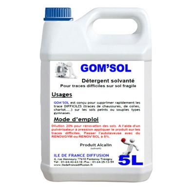 Nettoyant solvanté pour sols dificiles GOMSOL 5L