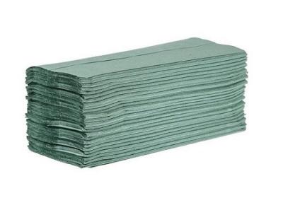 Carton 3750 essuie-mains vert 2 plis "V"